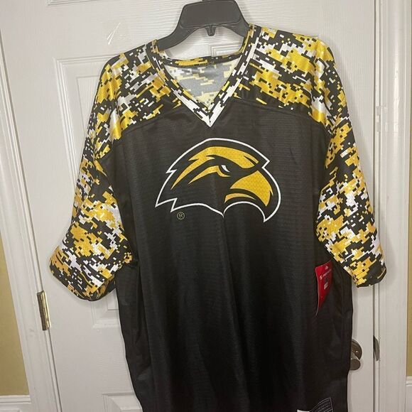 NWT Southern Miss Golden Eagles GameDay Greats Football Jersey - Black S… - Picture 5 of 12